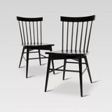 Windsor Solid Wood Chairs  - SET OF 2 *SCRATCH & DENT*