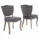 Williamsburgh Tufted Side Chair Set of , Slightly marked