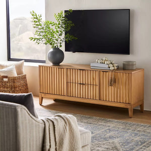 Cranston Wood Scalloped TV Stand for TVs up to 60"