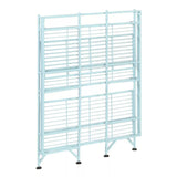 3 Tier Wide Folding Metal Shelf *SCRATCH & DENT*