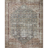 Georgie Oriental Teal/Antique Area Rug