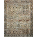 Giacinto Oriental Area Rug in Olive/Charcoal - 7'6" x 9'6"