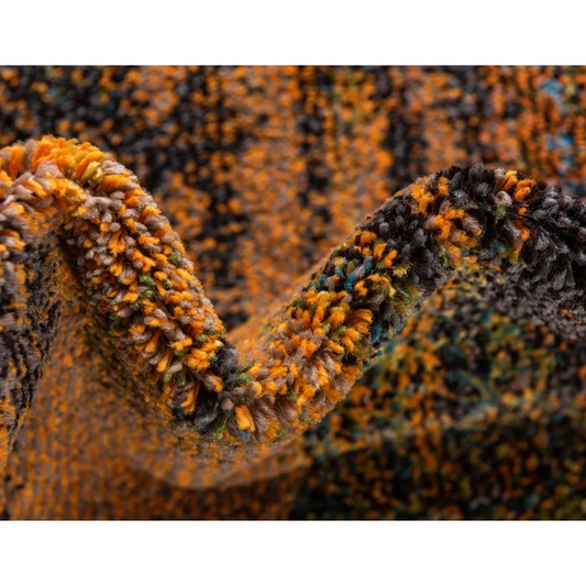 Gostkowski Abstract Beige/Brown/Gold/Light Blue, 2`2`` x 3`