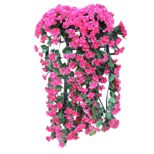 Puink Hanging Flowers Artificial Violet Flower Wall