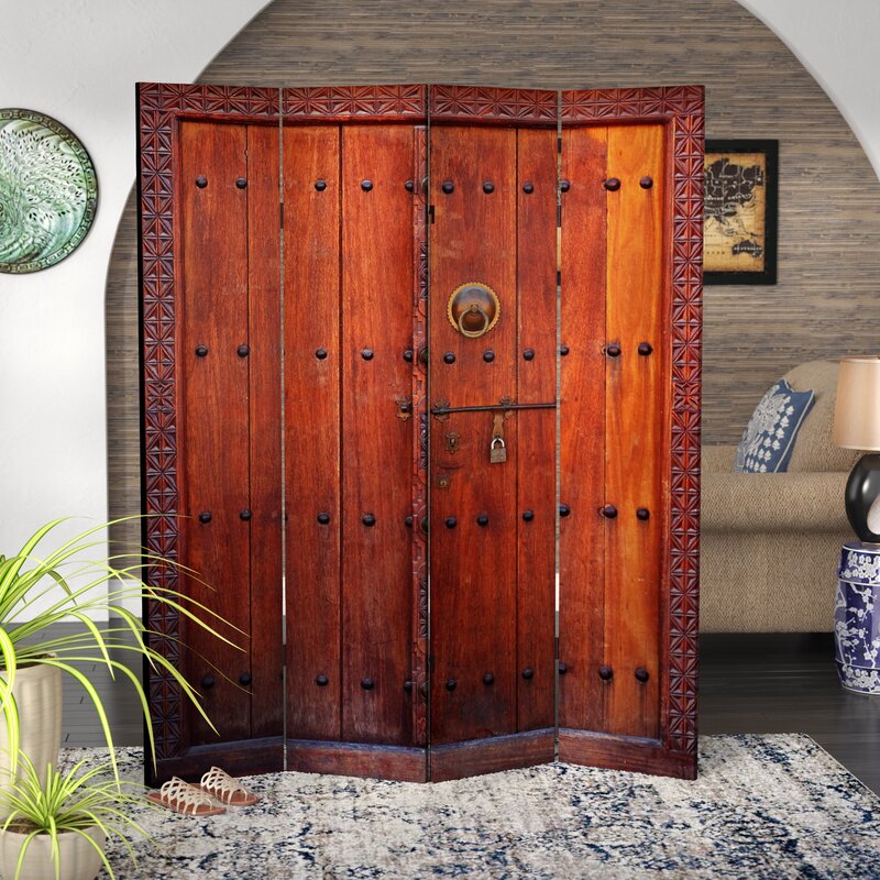 Hunsberger 63 x 71 Room Divider, 4 Panel, reversable