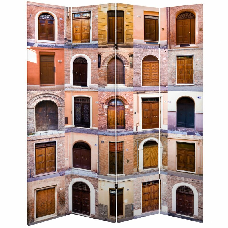 Hunsberger 63 x 71 Room Divider, 4 Panel, reversable