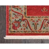 Jaeden Oriental Area Rug in Red