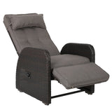 Keenes Recliner Patio Chair with Cushion *UNASSEMBLED**CLEARANCE*
