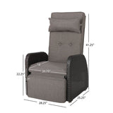 Keenes Recliner Patio Chair with Cushion *UNASSEMBLED**CLEARANCE*