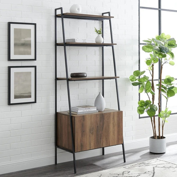 Little Italy 72'' H x 28'' W Ladder Bookcase