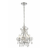 Marlatt 4 light chandelier, Candle Style, Chrome