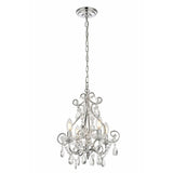 Marlatt 4 light chandelier, Candle Style, Chrome