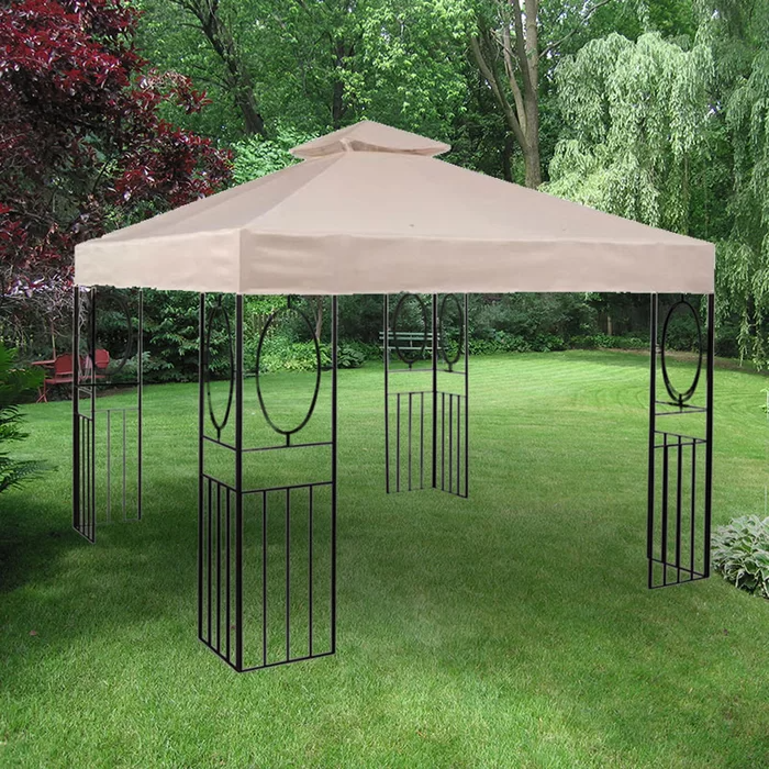 Masley Gazebo Canopy, Beige, 10 x 10 - Cover Only- Frame not Included