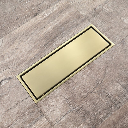Brushed Gold Floor Drain