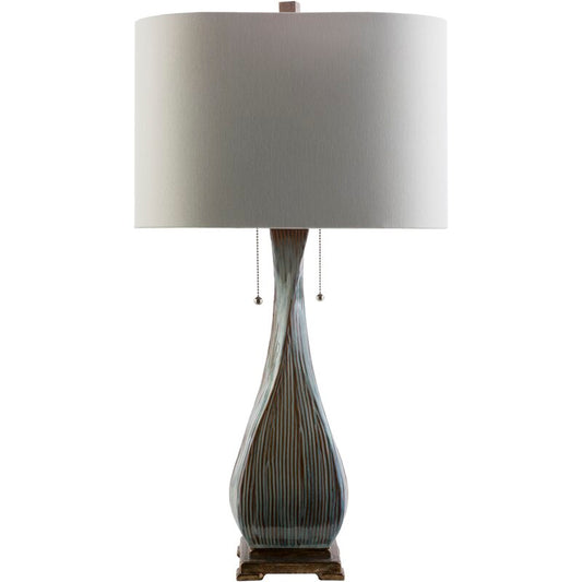 *SALE*Mosely 32" Distressed Metal Base Table Lamp