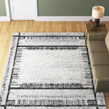 Hooks BLACK/WHITE Area Rug