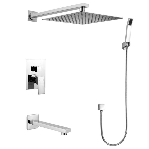 Narmada Complete Shower System with Faucet - no rough in valve