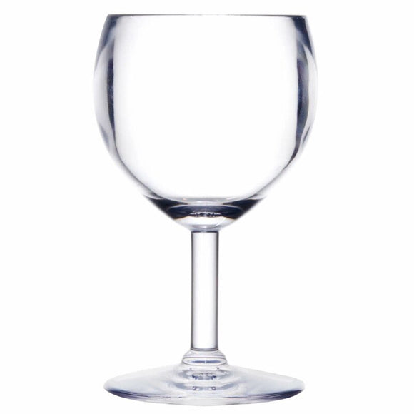 Orndorff 8 oz. Plastic Stemmed Wine Glass - 1 case 24 units