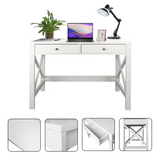 White Writing Desk, assembled