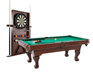 Barrington 90" Ball and Claw Leg Billiard Pool Table *LEGS ASSEMBLED*SCRATCH & DENT*