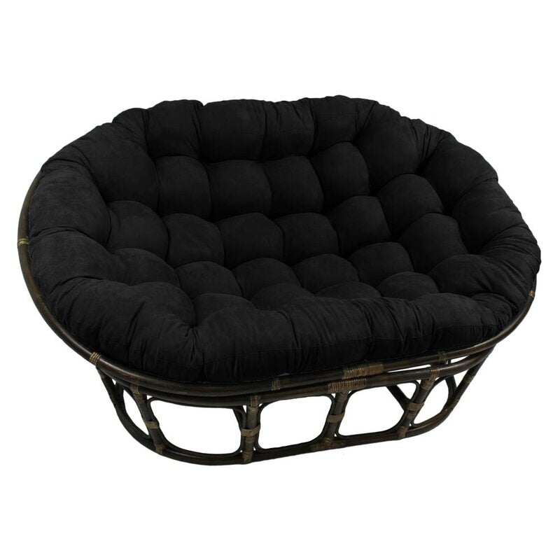 papasan premium lounge cushion, dark charcoal, XL - chair not included *CLEARANCE*