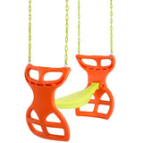 Plastic Two Person Glider with Chains and Hooks *UNASSEMBLED*