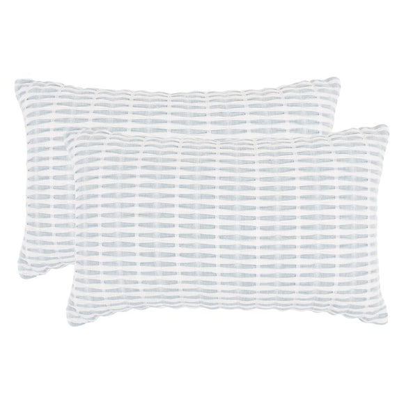 Kohn rectangular cotton pillow cover, 2 piece set