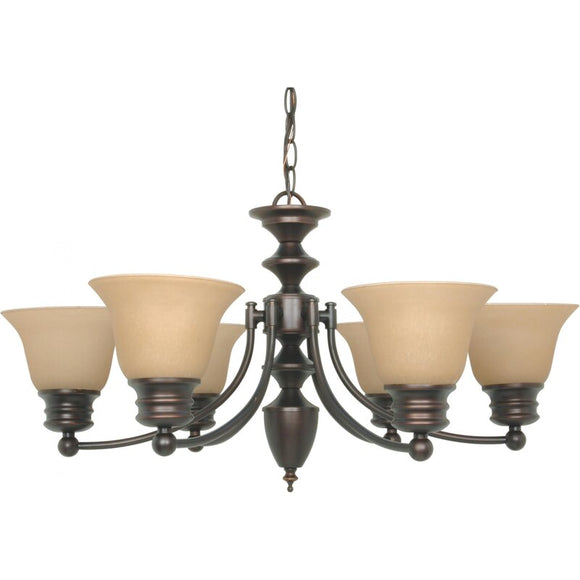 Poneto 6 - Light Shaded Classic / Traditional Chandelier