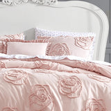 Betsey Johnson Rambling Rose Reversible Cotton 3 Piece Duvet Cover Set - TWIN