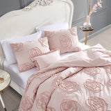 Betsey Johnson Rambling Rose Reversible Cotton 3 Piece Duvet Cover Set - TWIN