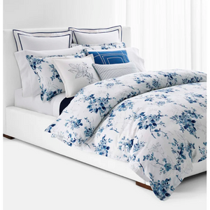 Sandra by Ralph Lauren, Queen Comforter, Blue Floral