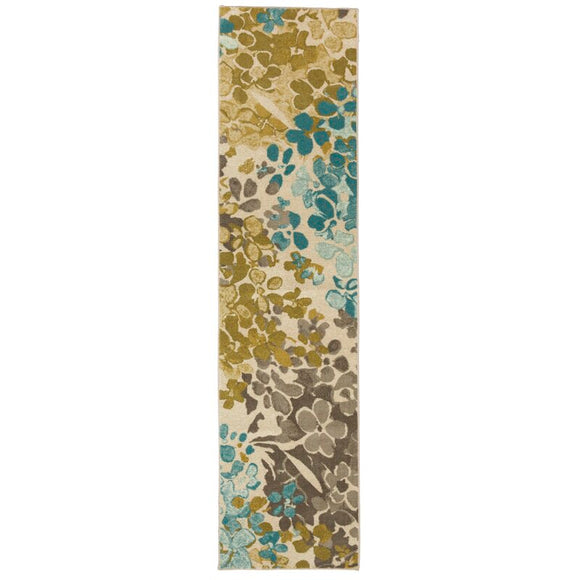 SantaCruz Floral rug 2 x 8