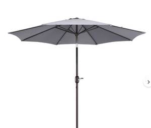 Tipton 9` Market Umbrella - Grey - Clearance