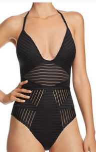 Kenneth Cole - 1 piece swimwear - black - size L