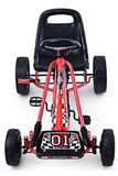 4 Wheels Kids Ride On Pedal Powered Bike Go Kart Racer Car Play Toy Red, Assembled