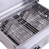 2 Burner Portable Stainless Steel BBQ Table Top Grill for Outdoors, 10000btu