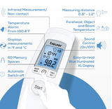 Beurer 3-In-1 Non-Contact Forehead Thermometer