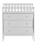 Change table with 3 Drawers, White, Fully Assembled, Small Scratch- big savings-