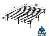 Zinus 14 Inch Easy To Assemble SmartBase Platform Bed Frame, Queen