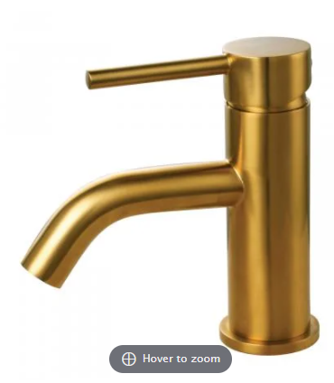 Fauceture LS822DLBG Concord Single-Handle Bathroom Faucet with Push Pop-Up, Brushed Gold