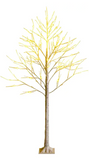 6ft Pre-lit White Twig Birch Tree w/96 LED Lights