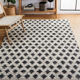 *SPECIAL* Natura 348 area rug, beige / black, wool / leather, 5` x 8`