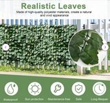 118x39in Artificial Ivy Privacy Fence Screen Artificial Hedge Fence Decor, reg $129.99