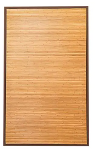 5' x 8' Bamboo Area Rug Floor Carpet Natural Bamboo Wood Outdoor