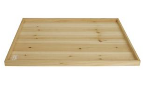 Wald Imports, Ltd 30" Rectangular Wood Tray, scratch & dent