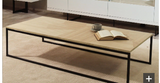 Manhattan Comfort Celine Coffee Table in Nude Mosaic Wood *SCRATCH & DENT*