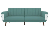 Linen Futon Sofa, Light Blue, very minor mark