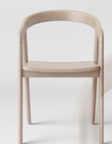Langley Wood Armed Dining Chair Natural