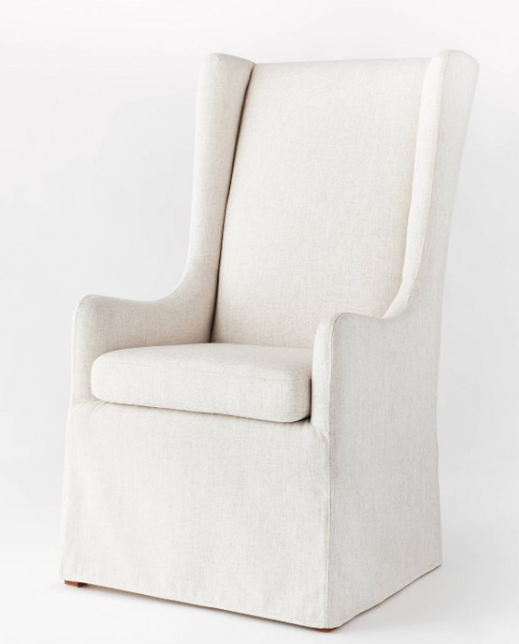 Upholstered Accent Chair Cream