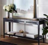 Antonio 60`` Woven Drawer Console Table *SCRATCH & DENT*